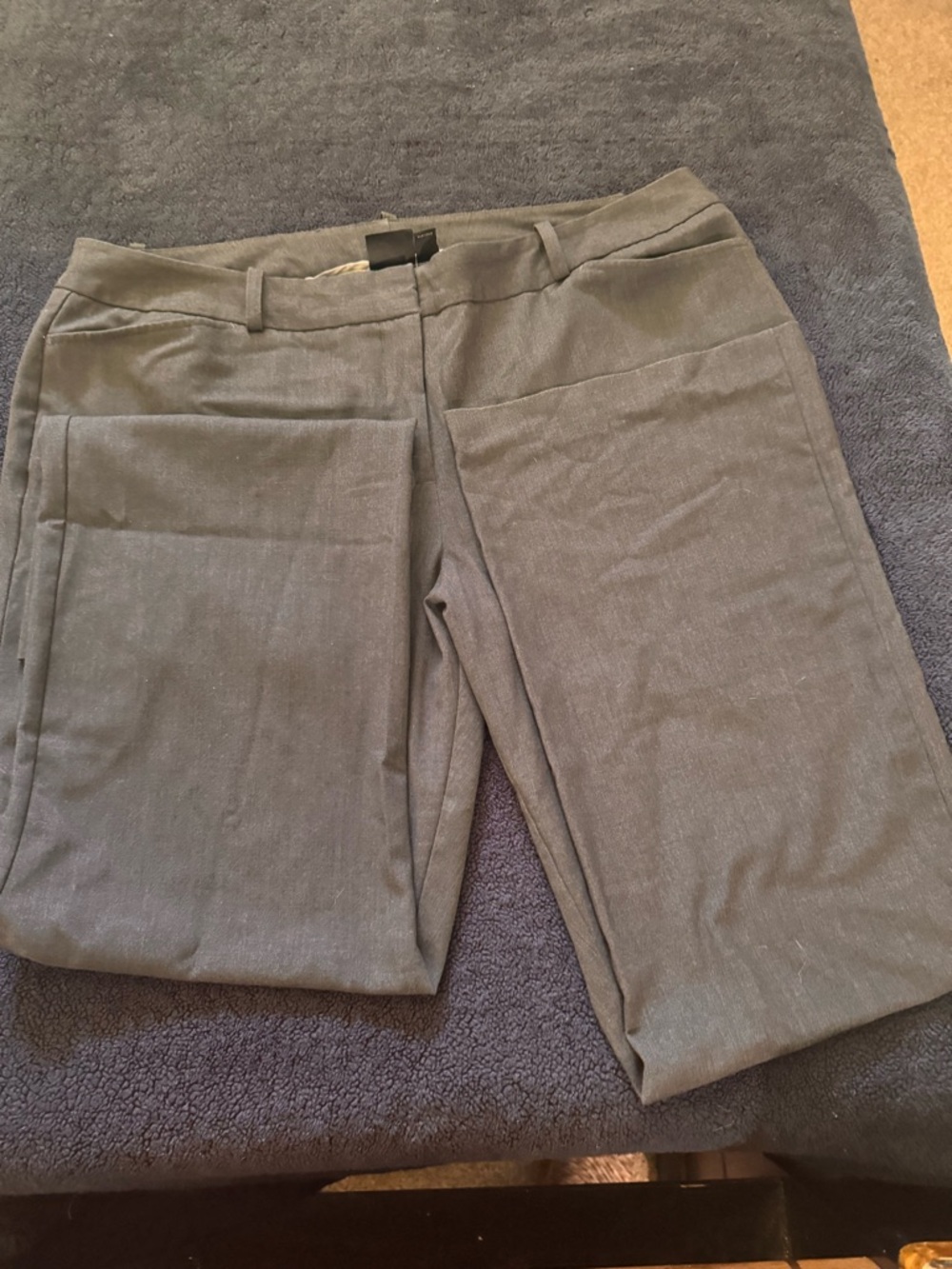 Worthington Gray Straight-Leg Trousers